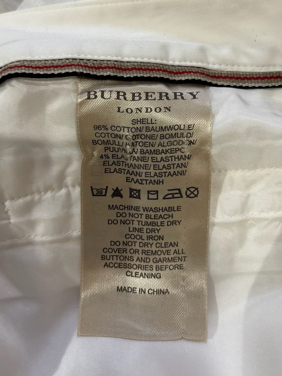 Short Burberry blanc T.38