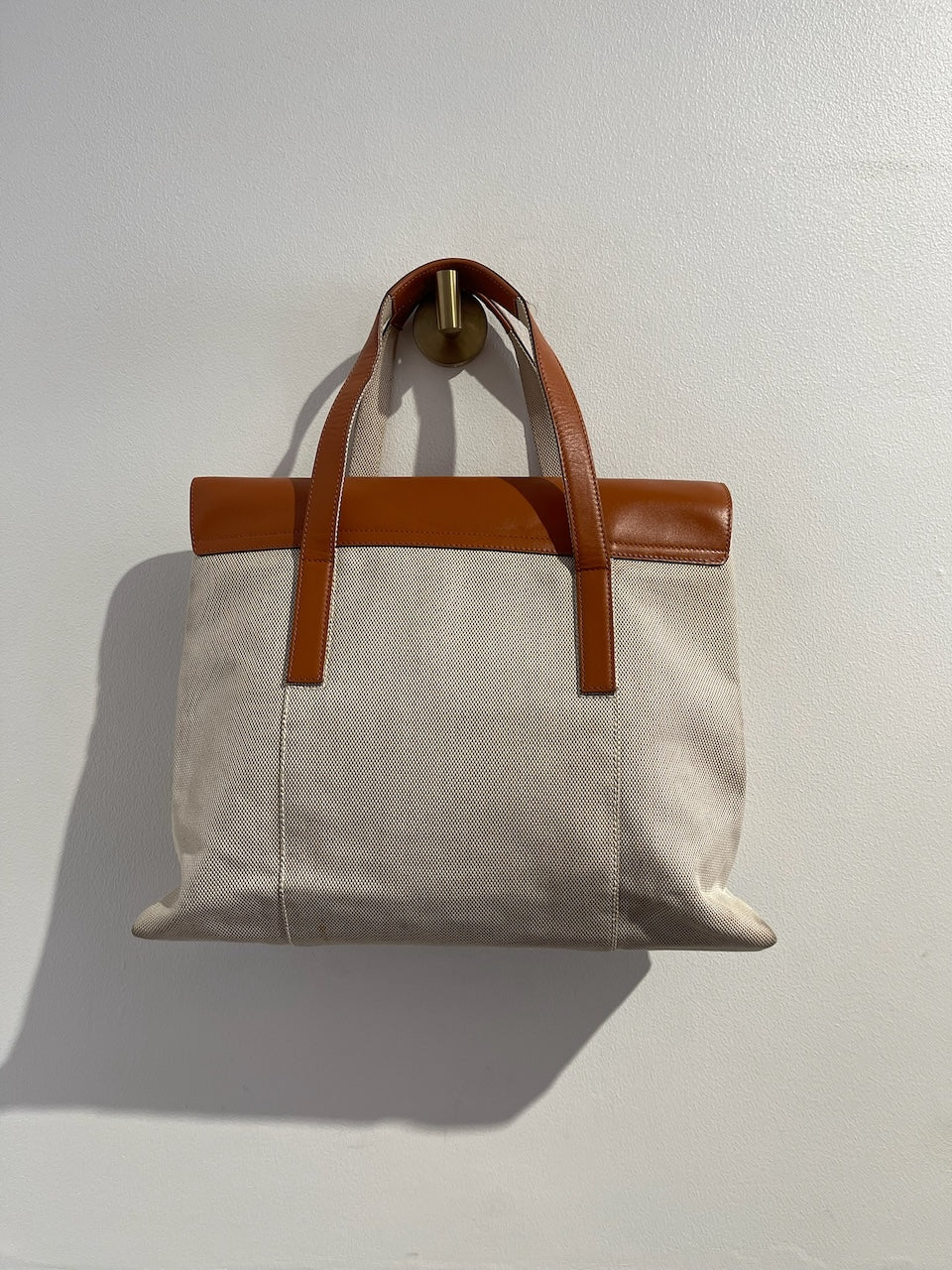 Sac Bulgari toile beige