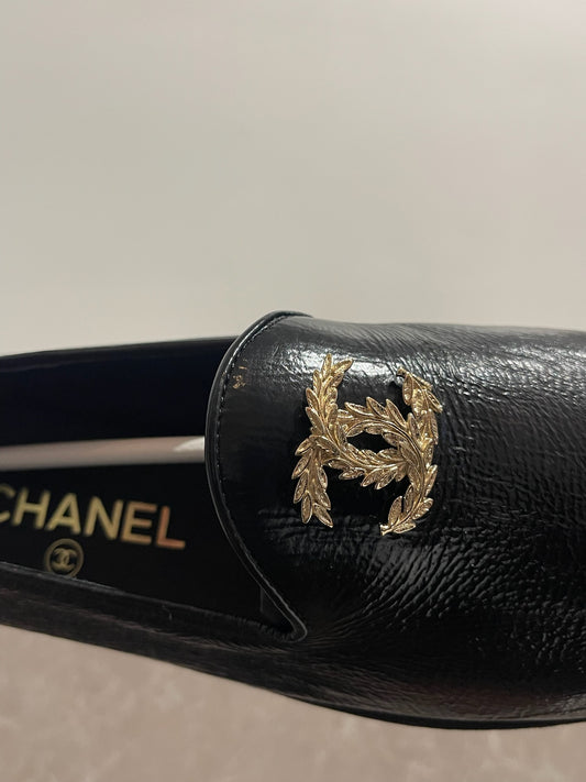 Mocassins Chanel noirs T.39