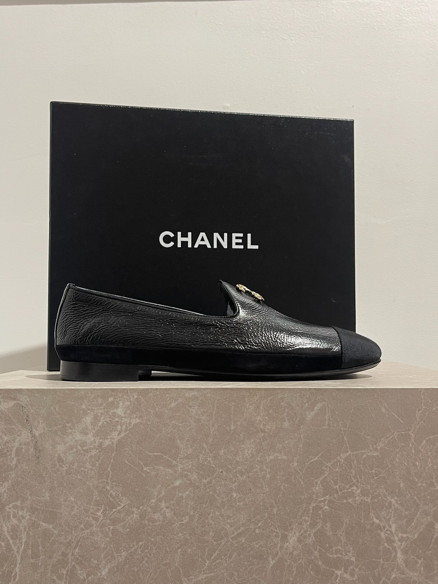 Mocassins Chanel noirs T.39