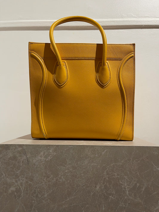 Sac Céline Luggage jaune