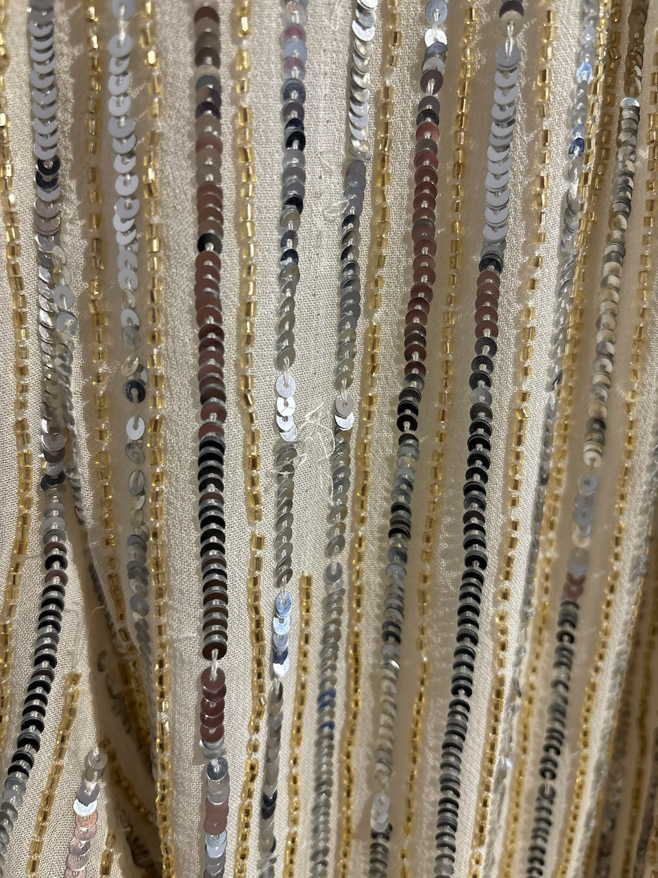 Pantalon Ganni à sequins T.38