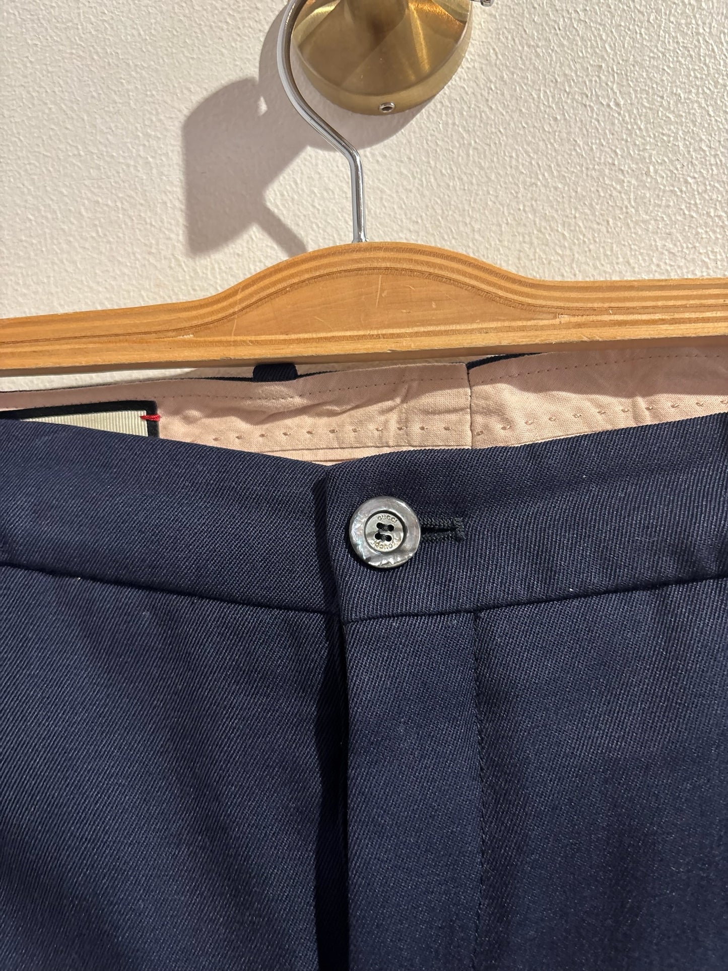 Pantalon Gucci bleu marine T.38