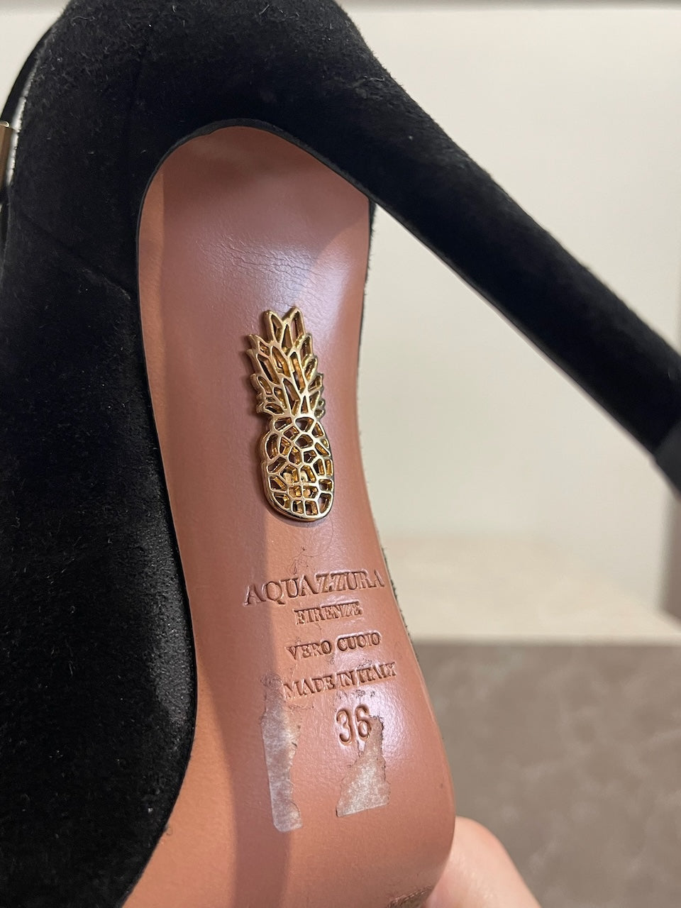 Bottines Aquazzura noires T.36