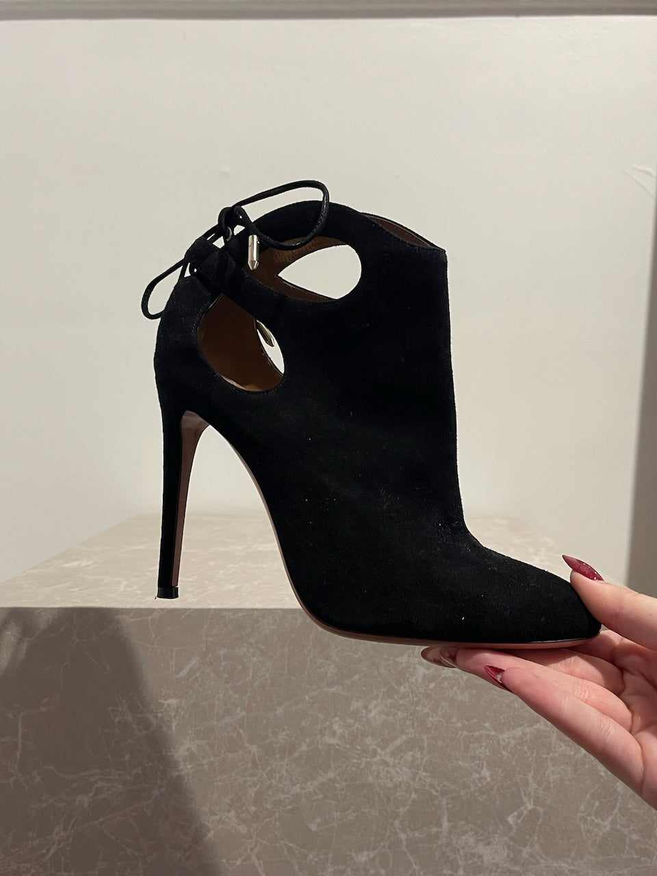 Bottines Aquazzura noires T.36