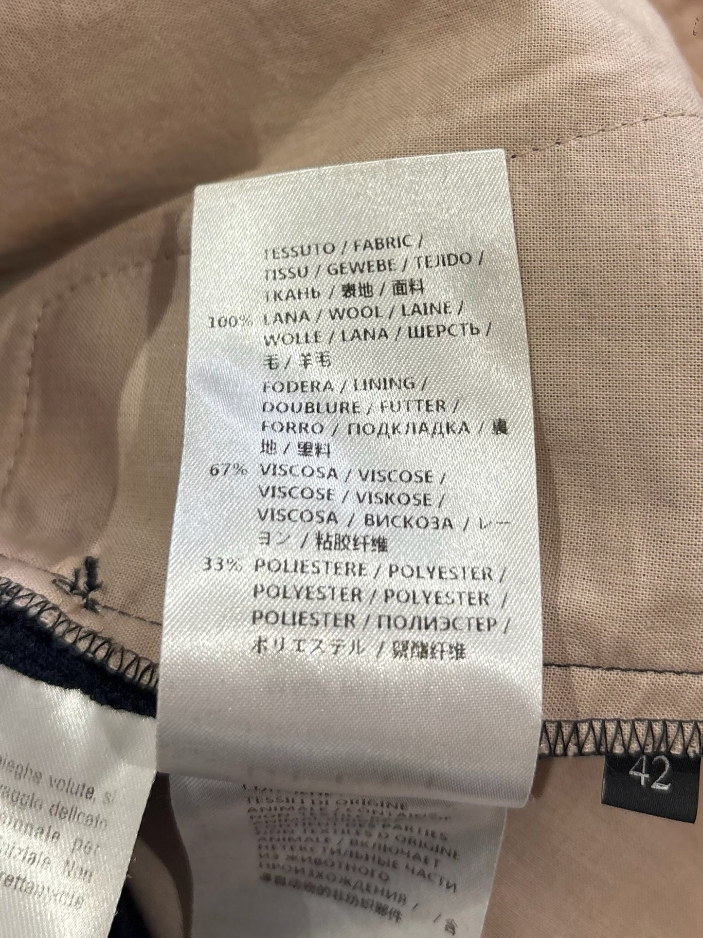 Pantalon Gucci bleu marine T.38