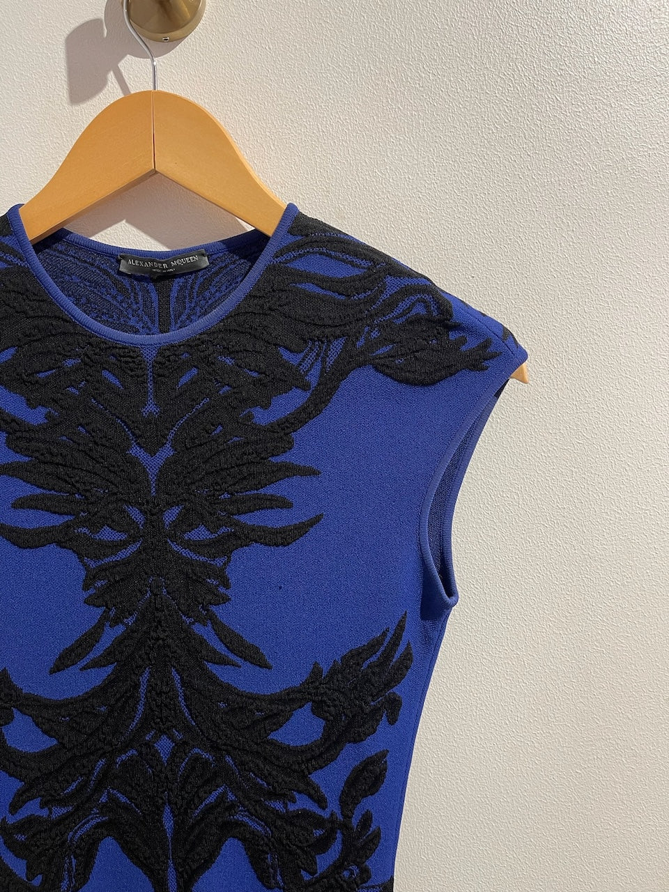 Robe Alexander Mcqueen bleue T.XS