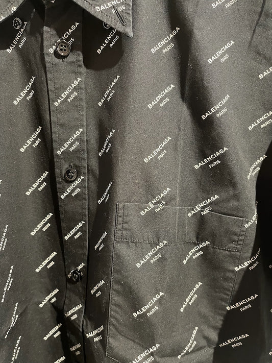 Chemise Balenciaga noire T.37