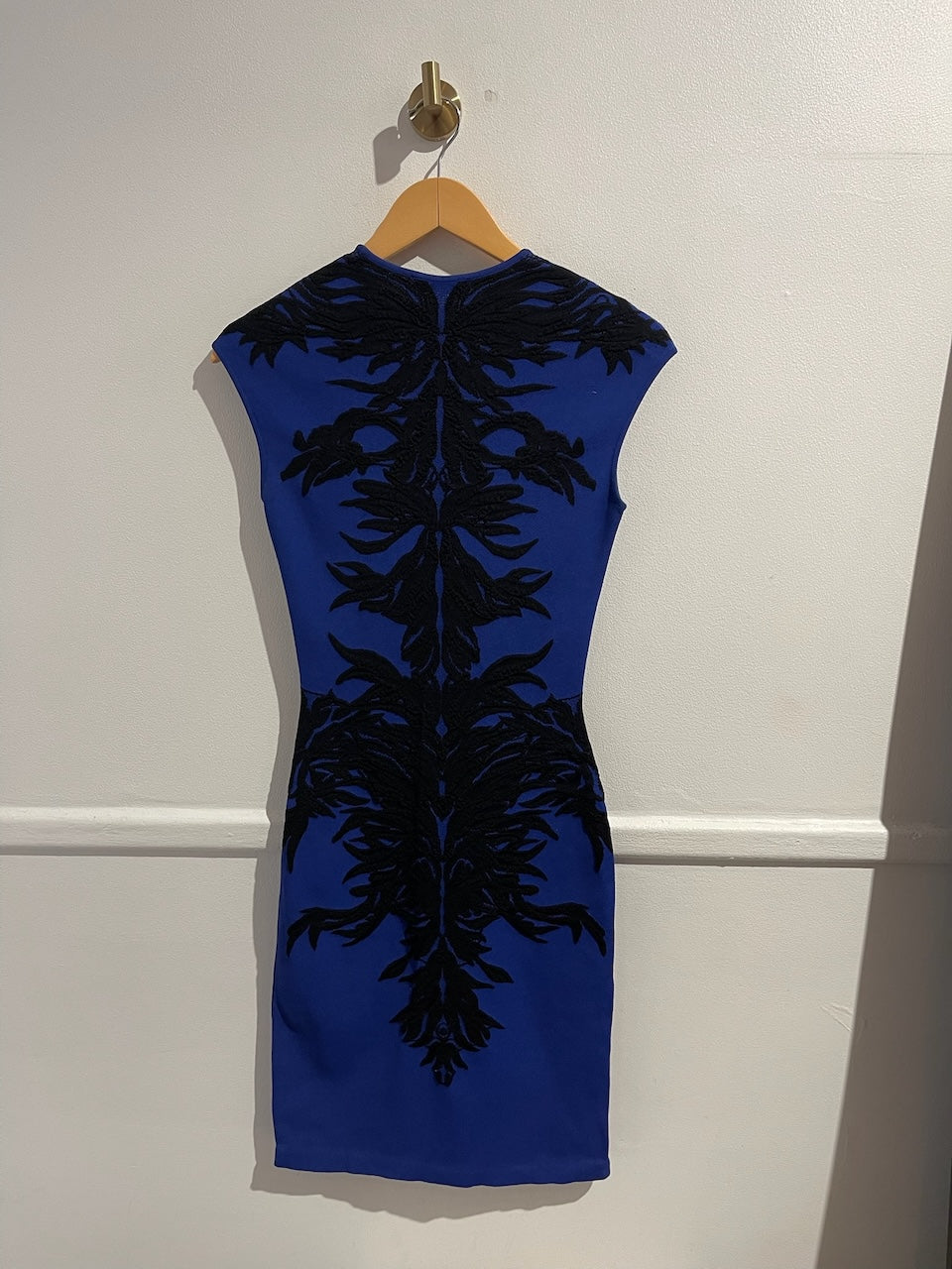 Robe Alexander Mcqueen bleue T.XS