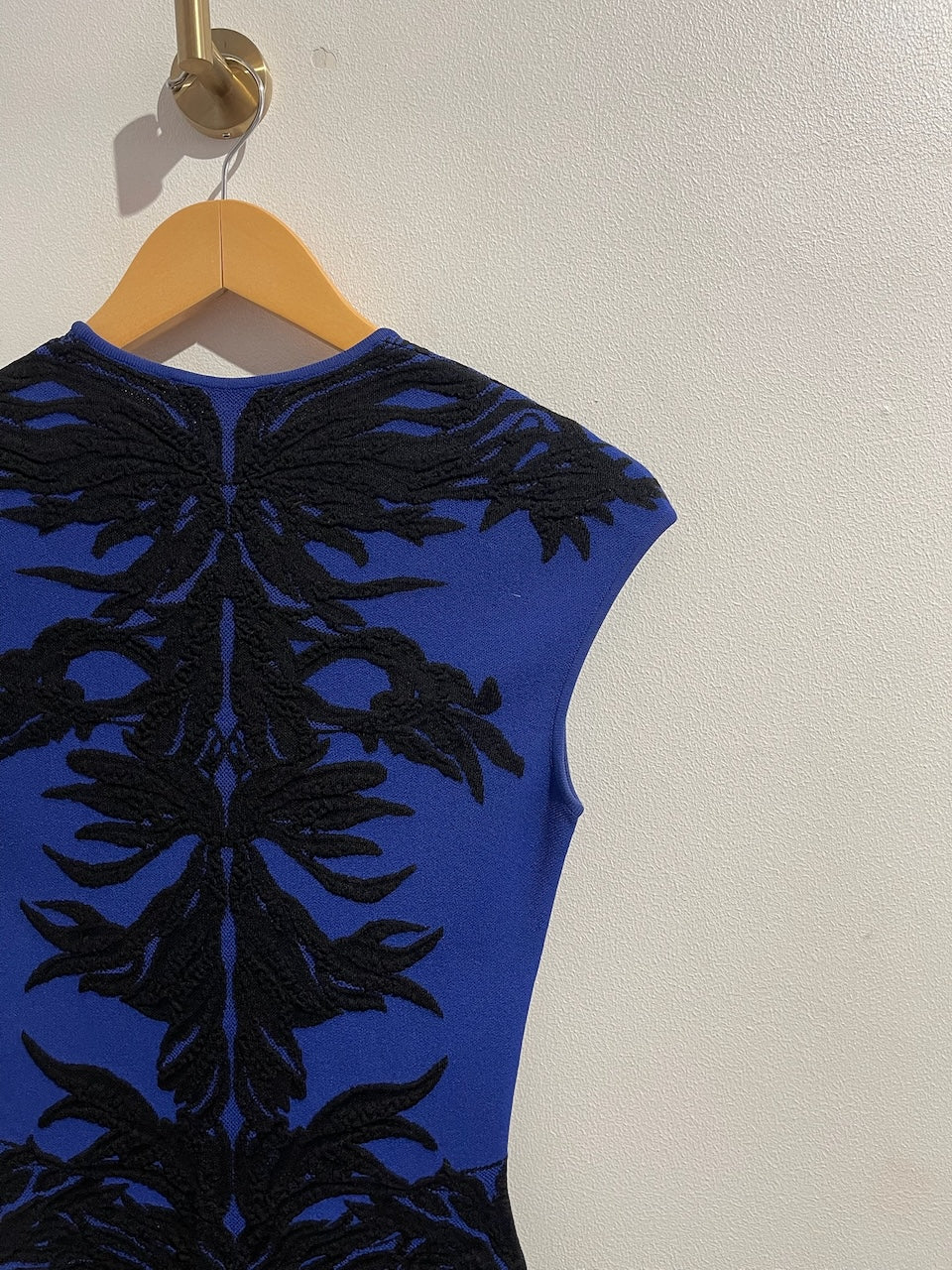 Robe Alexander Mcqueen bleue T.XS