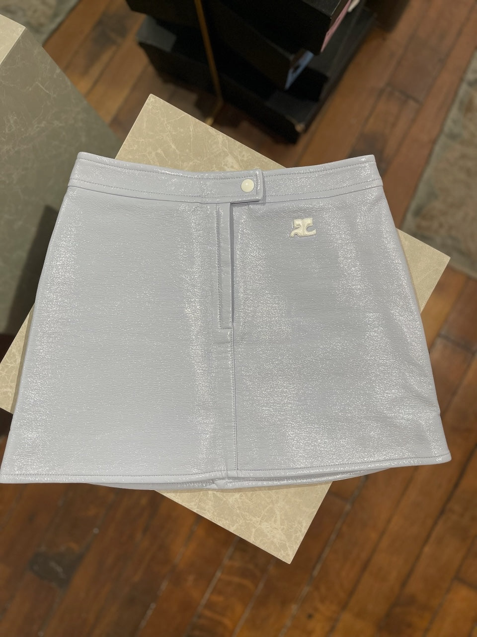 Jupe Courrèges bleue T.36