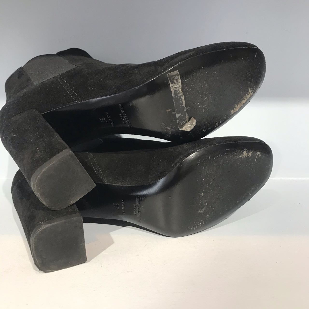 Boots Saint Laurent noirs T.37
