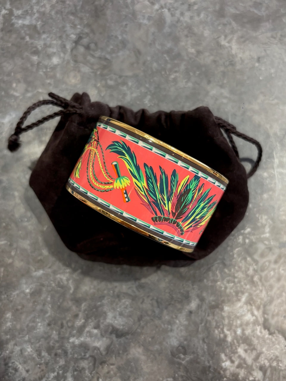 Bracelet Hermes émail XL Savana T.5