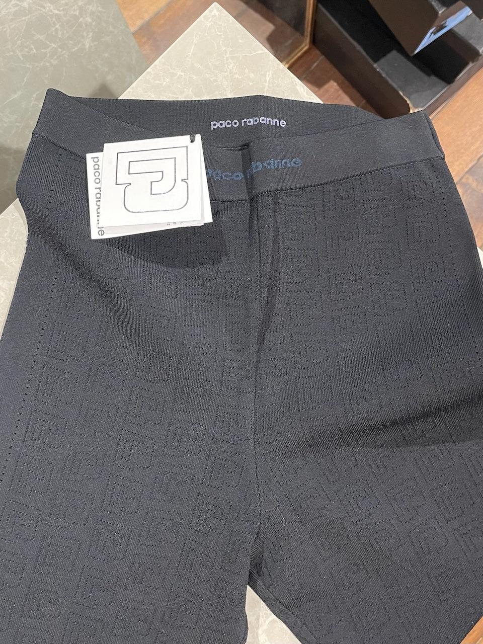 Legging Paco Rabanne noir T.XS NEUF