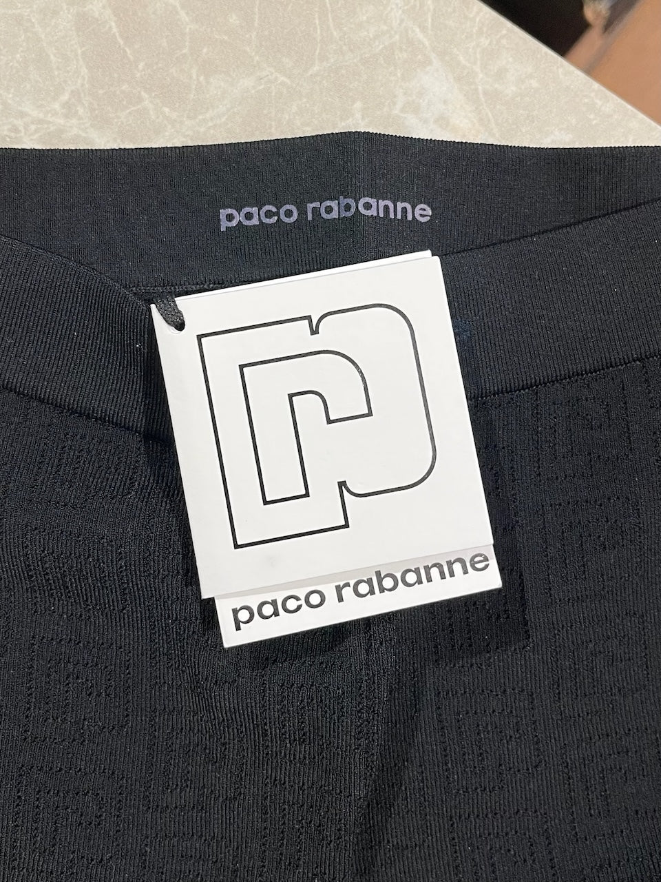 Legging Paco Rabanne noir T.XS NEUF