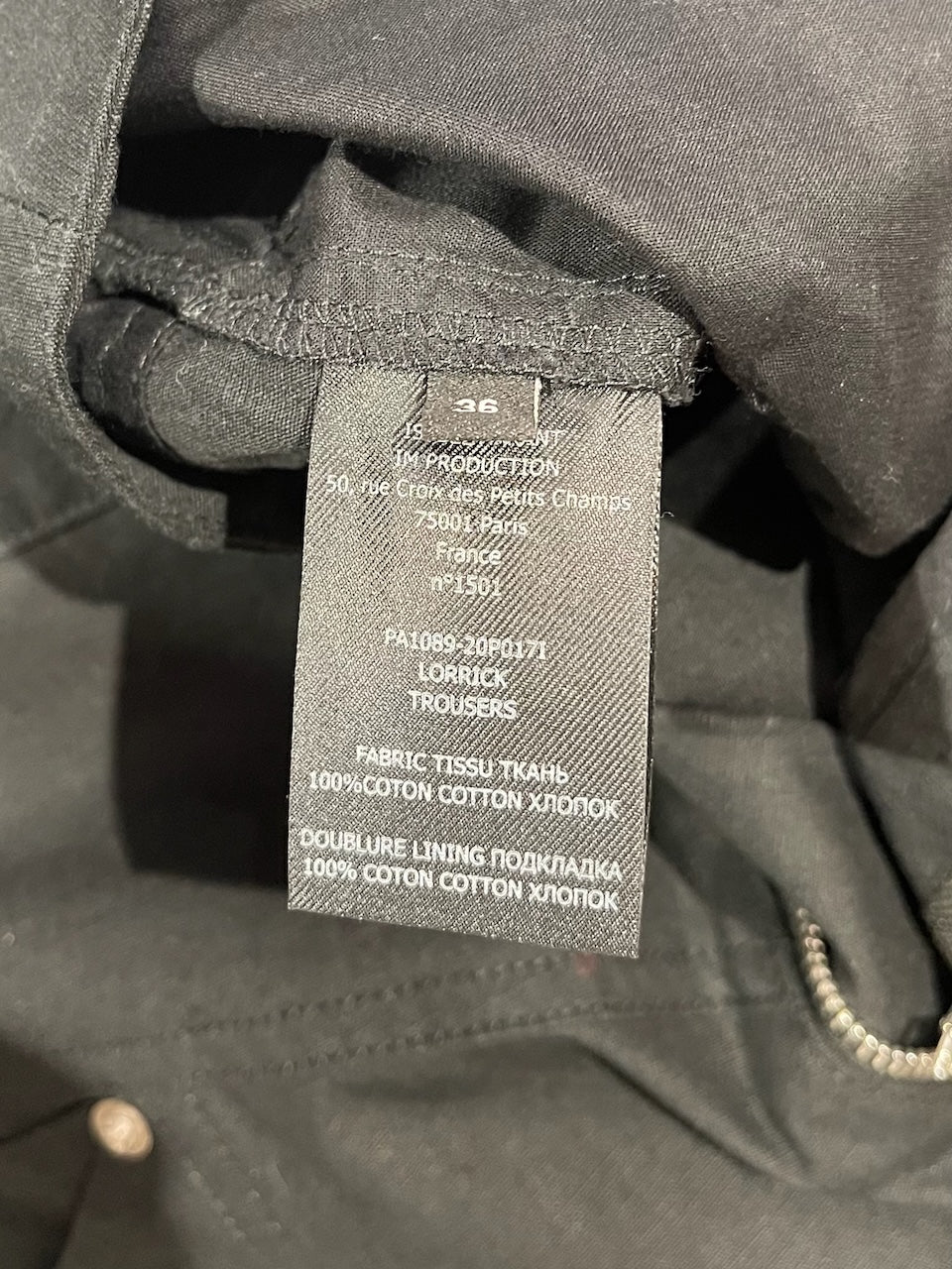 Pantalon Isabel Marant noir T.36
