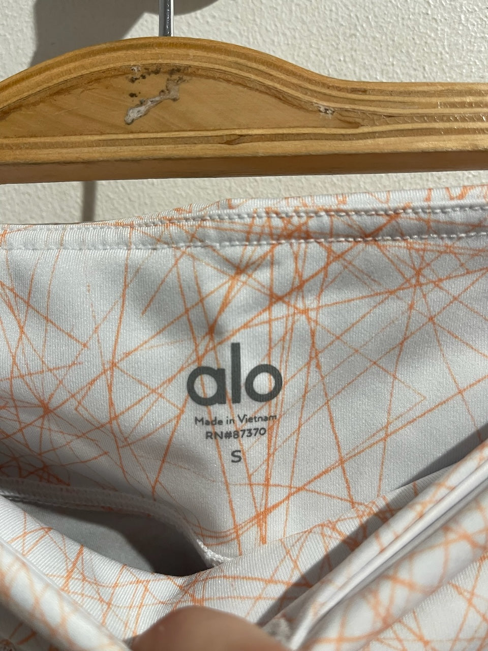 Legging capri Alo Yoga blanc T.S NEUF