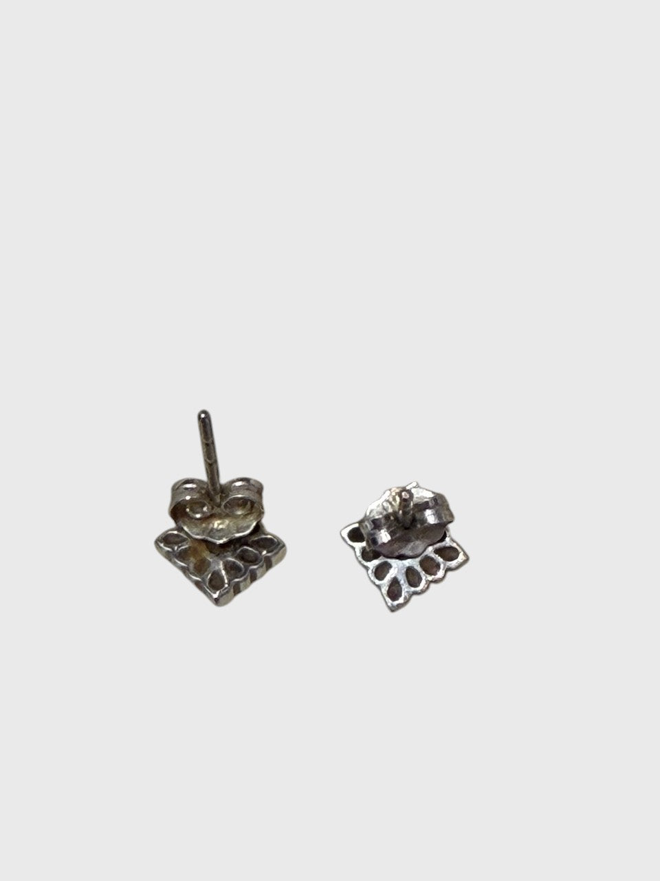Boucles d'oreilles Stone en or blanc