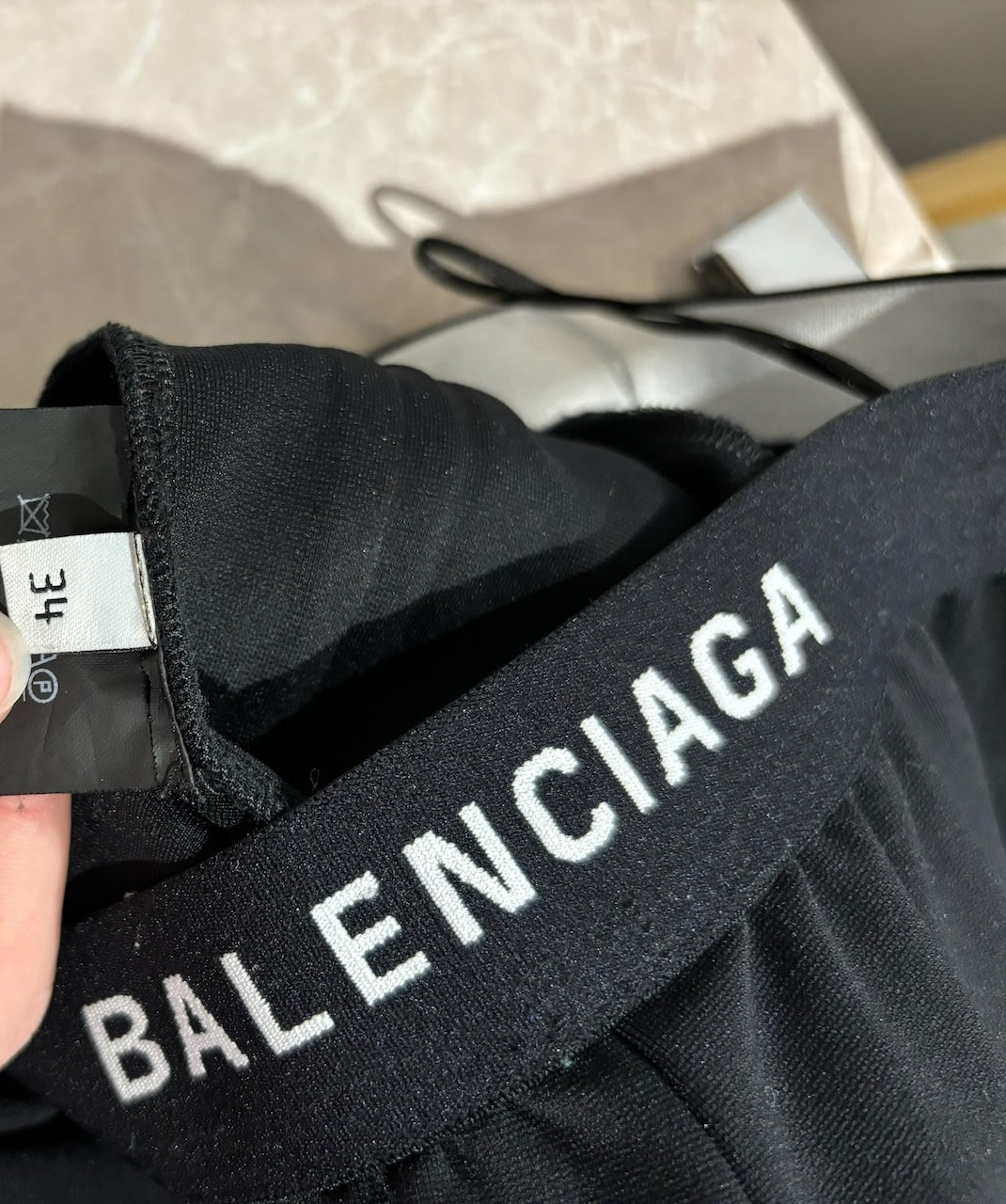 Legging Balenciaga noir T.34