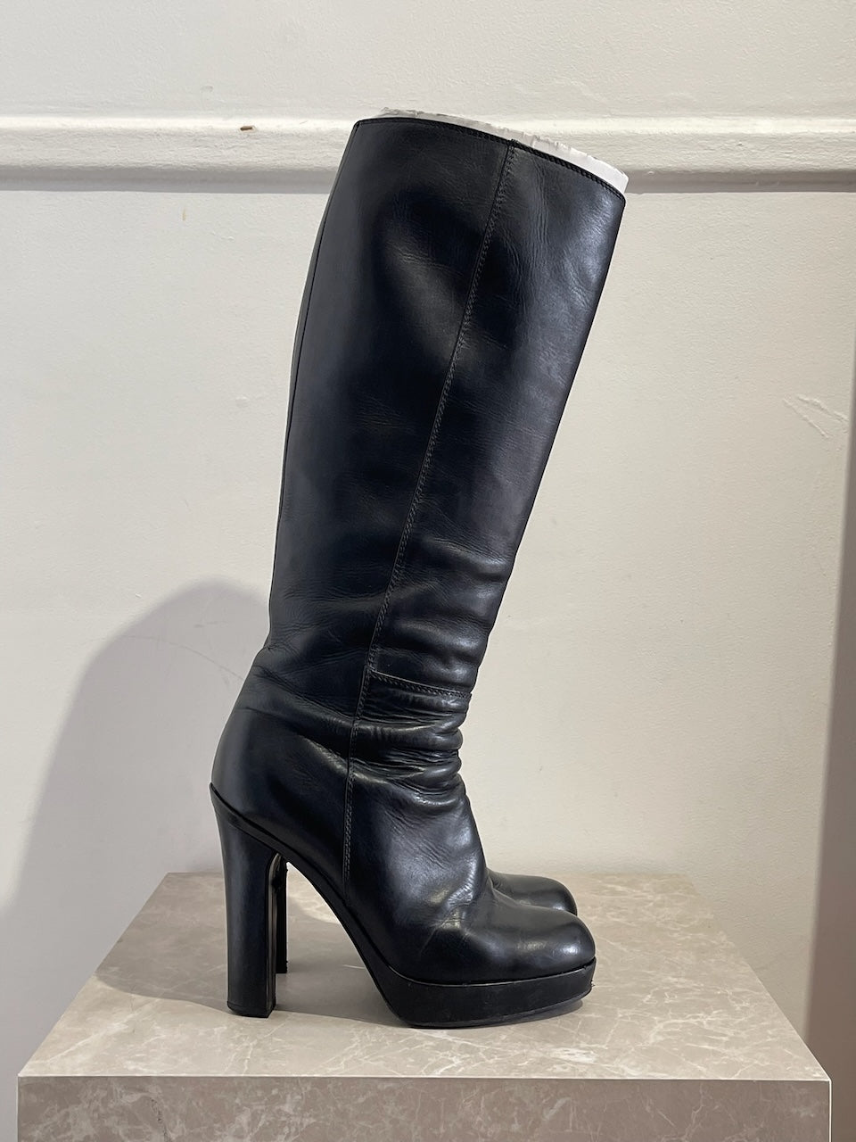 Bottes Yves Saint Laurent noires T.38
