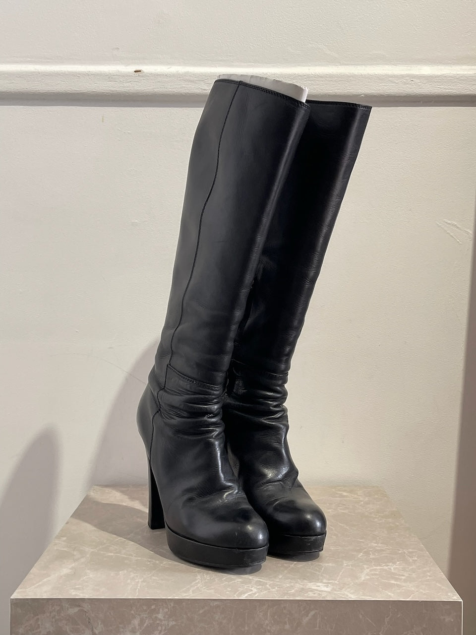 Bottes Yves Saint Laurent noires T.38