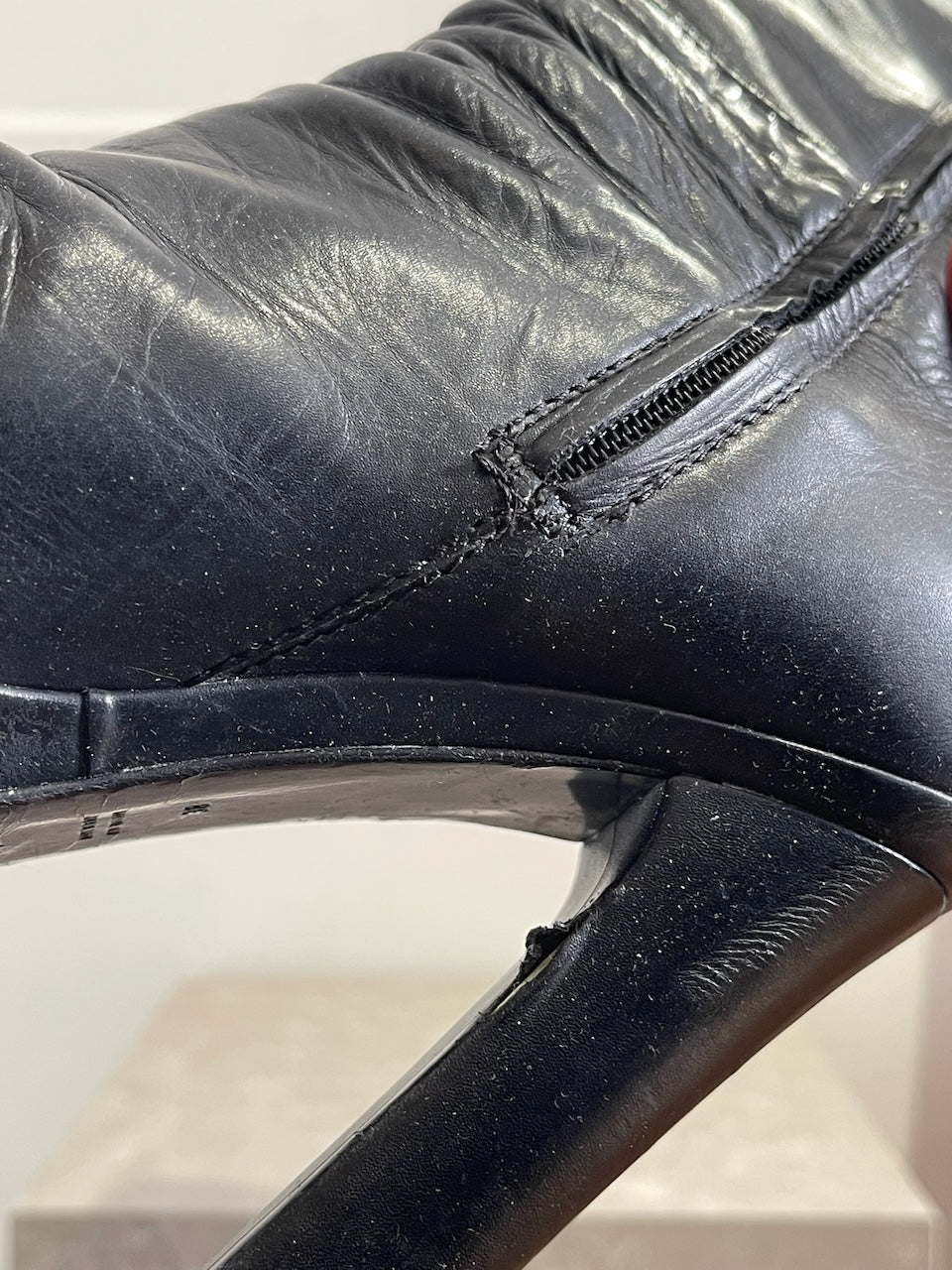 Bottes Yves Saint Laurent noires T.38