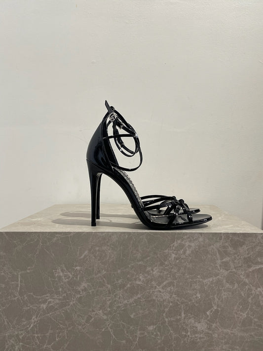 Sandales Gucci noires T.37,5