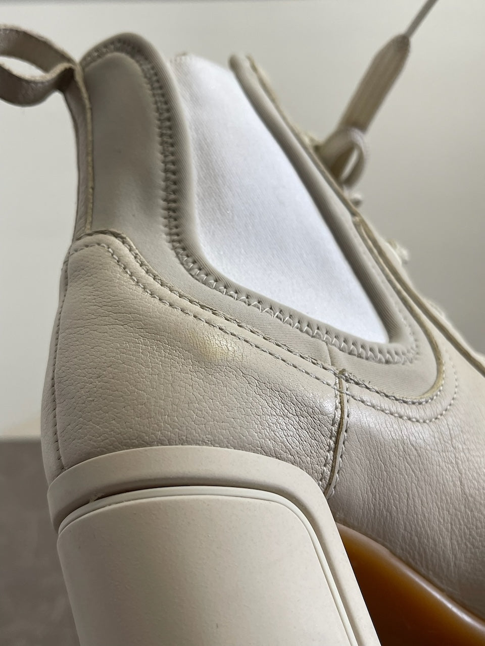 Bottines Prada beige T.38