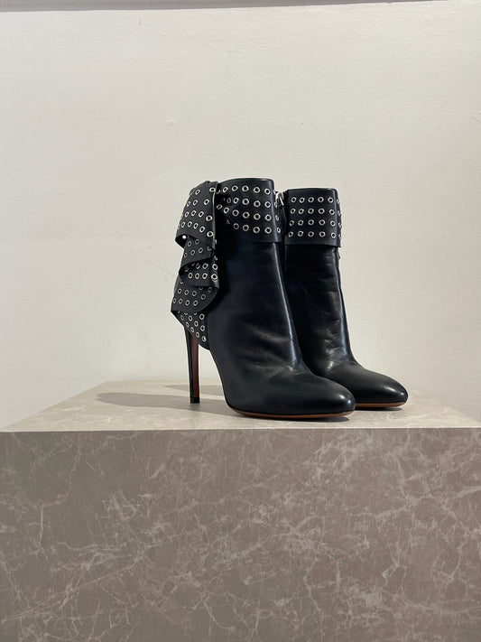 Boots Alaia noires T.37.5