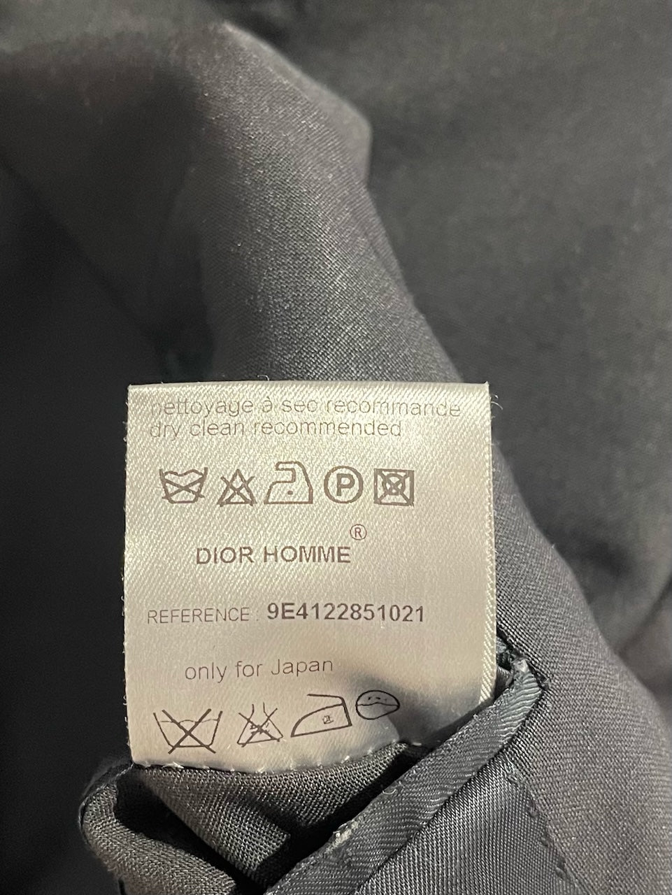 Veste Dior Homme noir T.36