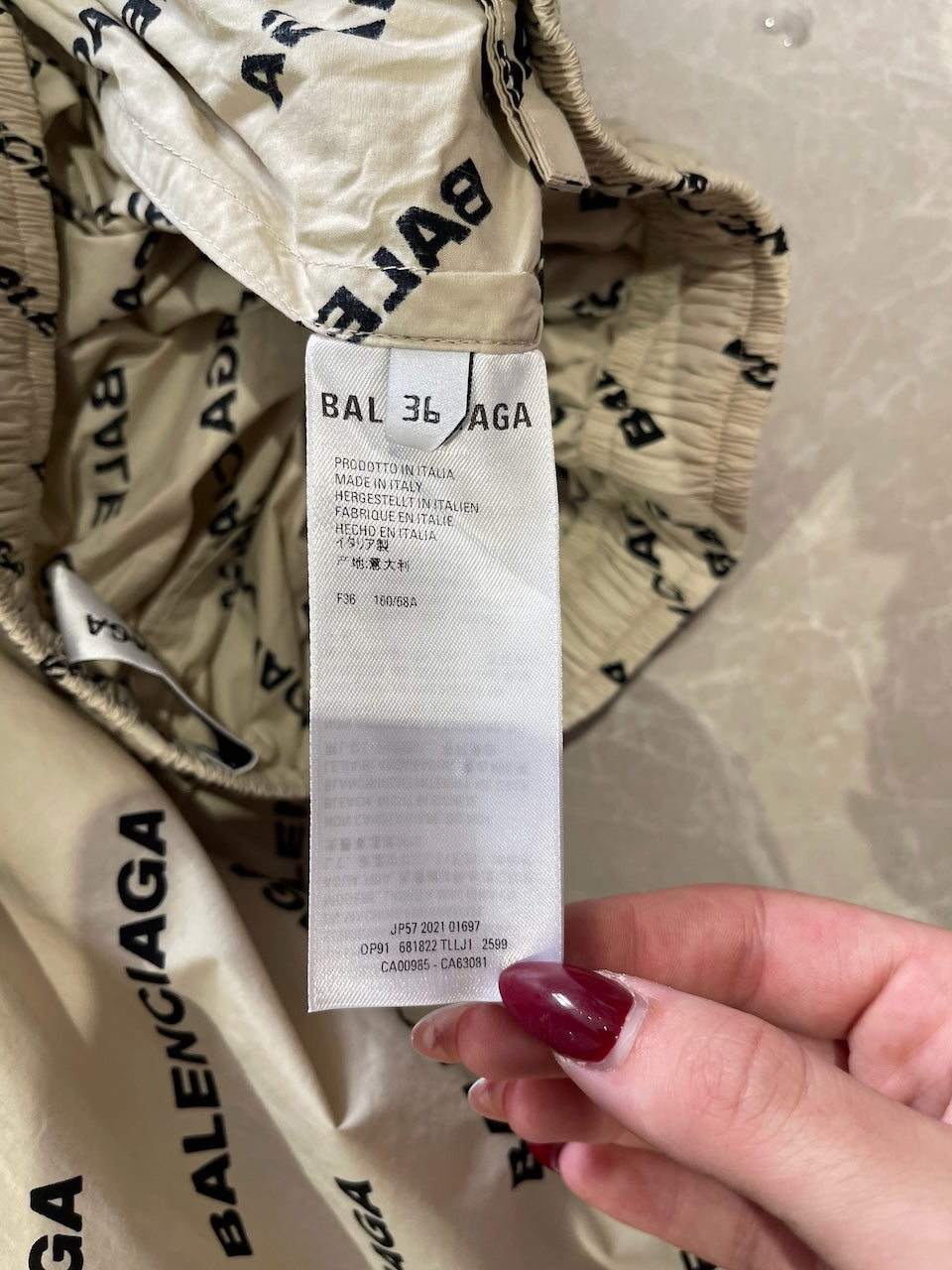 Pantalon Balenciaga beige T.36