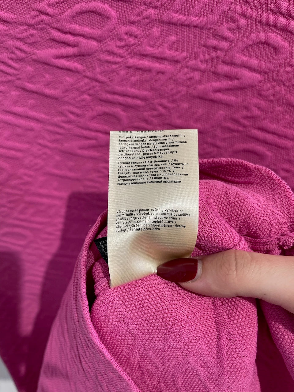 Robe Fendi x Skims rose T.36