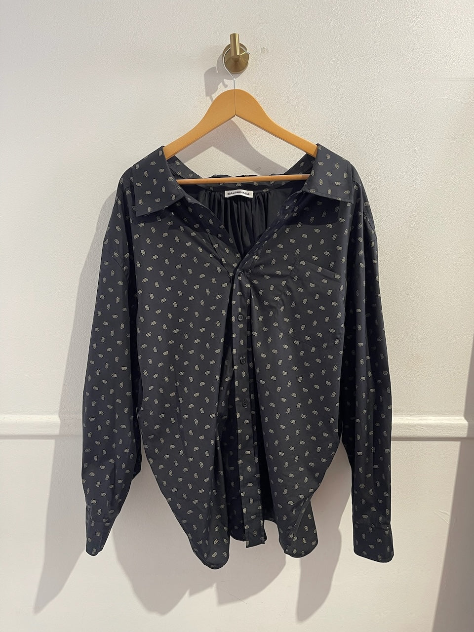 Chemise Balenciaga noire T.34