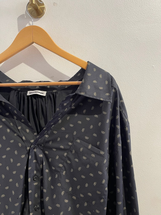 Chemise Balenciaga noire T.34