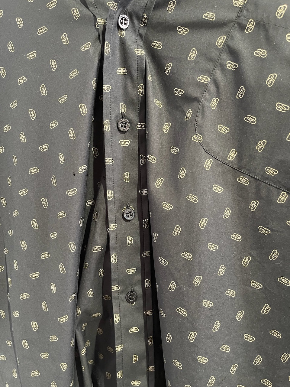 Chemise Balenciaga noire T.34