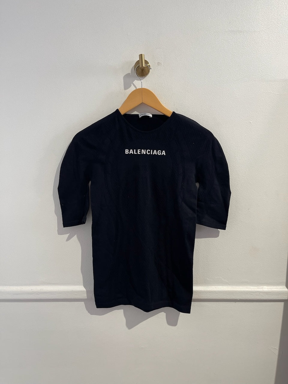 T-shirt Balenciaga noir T.38