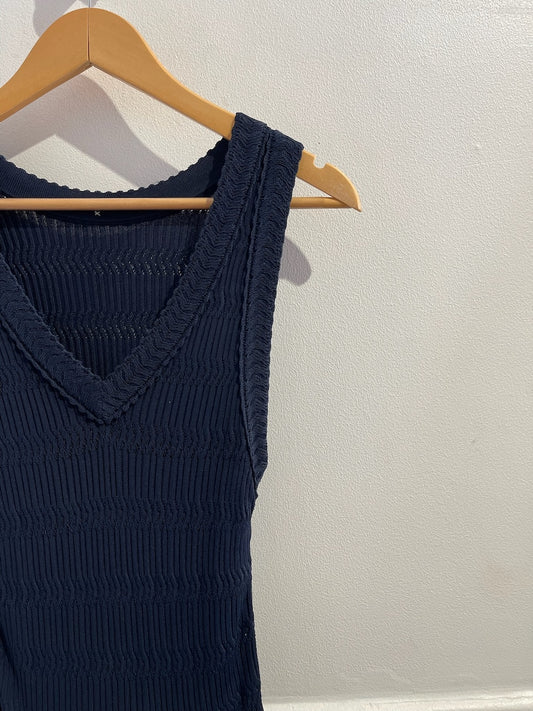 Robe Alaia bleu marine T.36