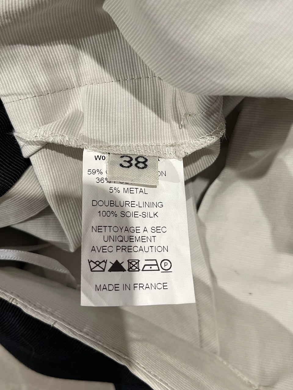 Pantalon Lanvin blanc T.38