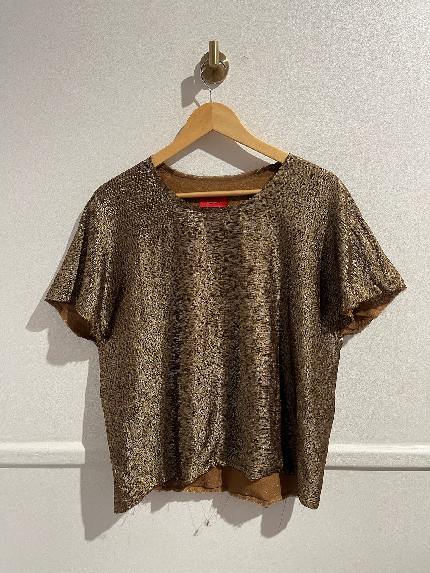 Top Lanvin doré T.42