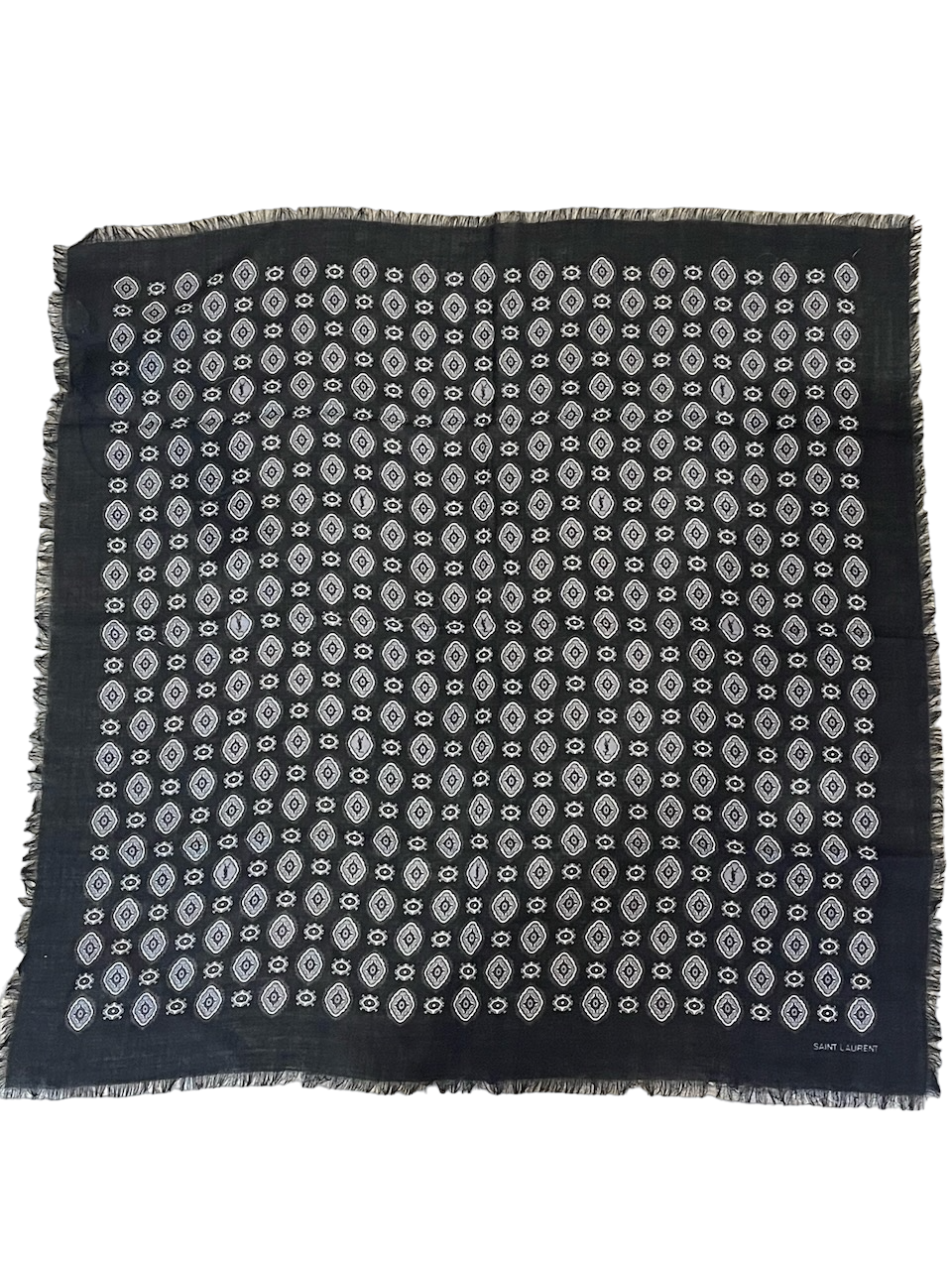 Foulard Saint Laurent noir NEUF