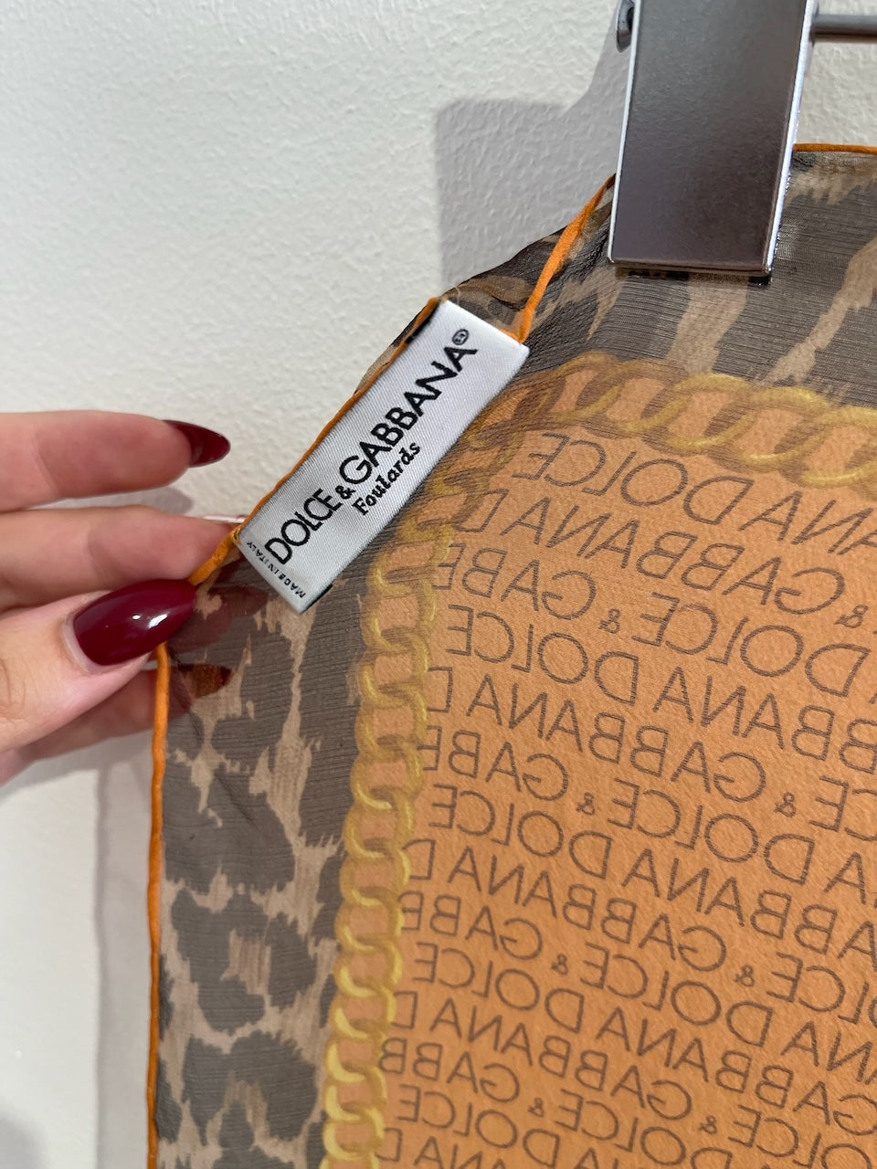 Foulard Dolce & Gabbana orange