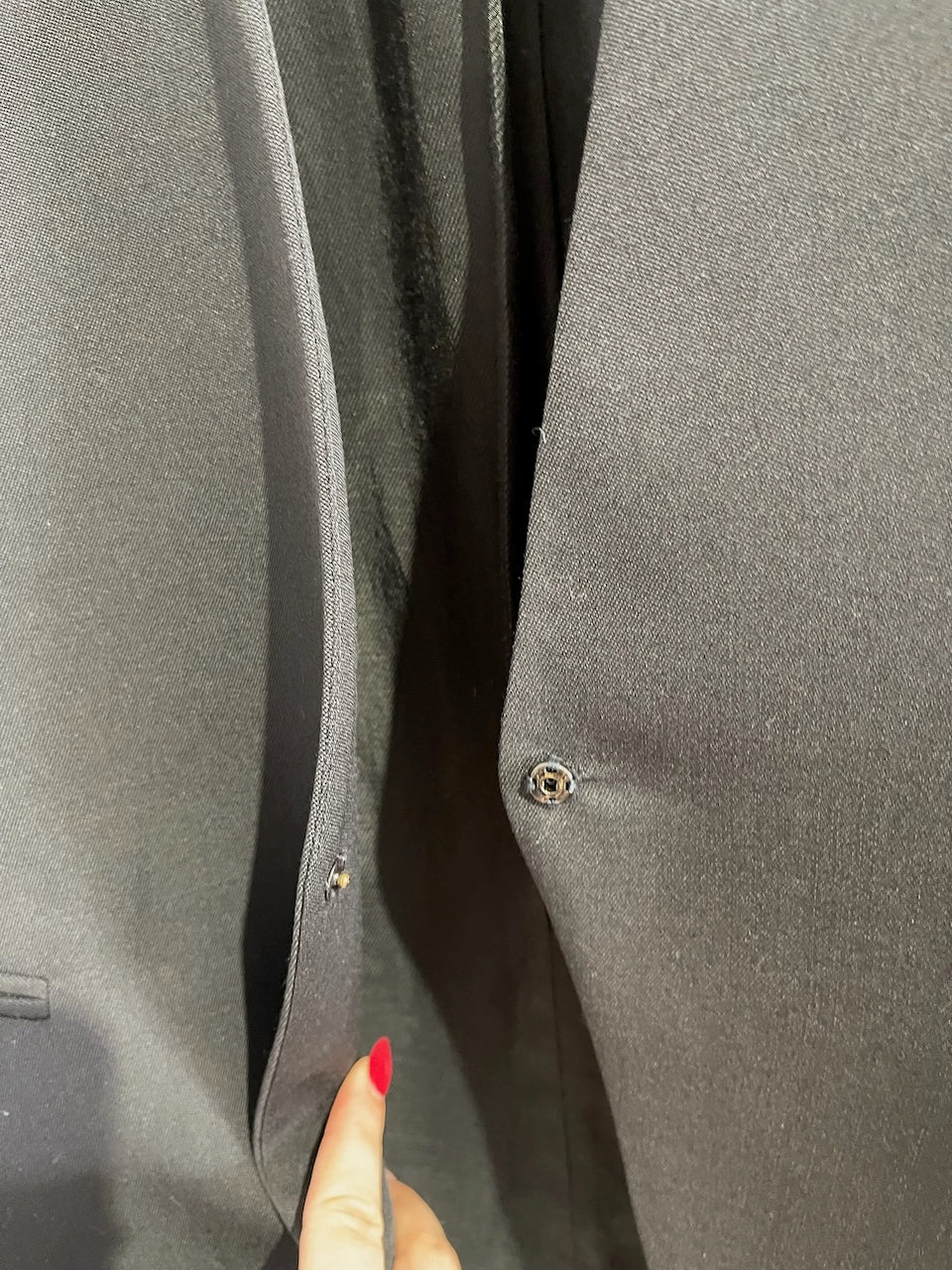 Veste Balmain noire T.38