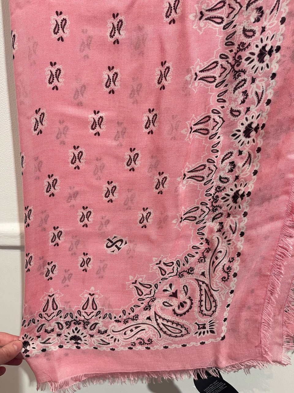 Echarpe Saint Laurent Rose
