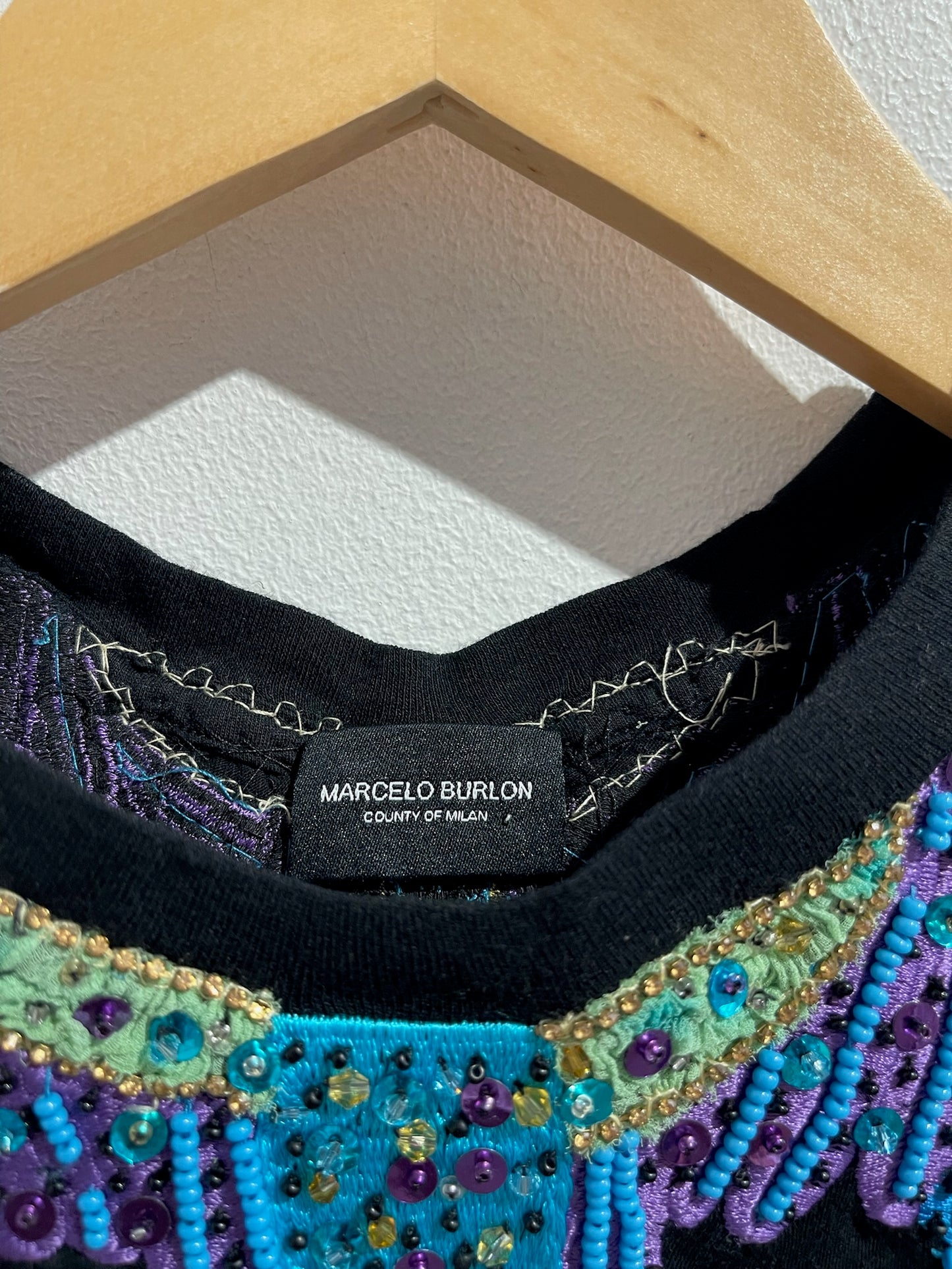 T-shirt Marcello Burlon noir T.S