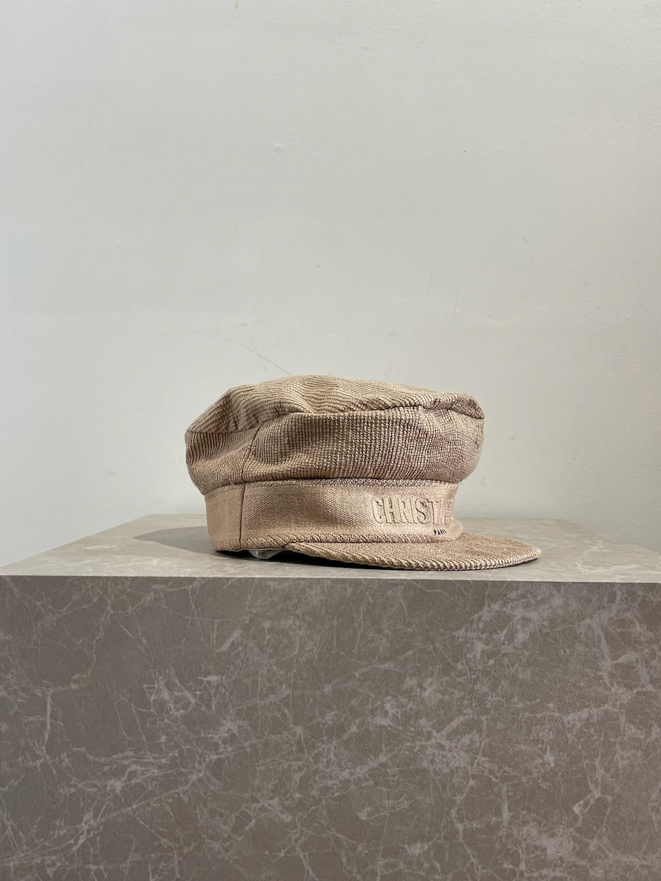 Casquette Dior beige T.57