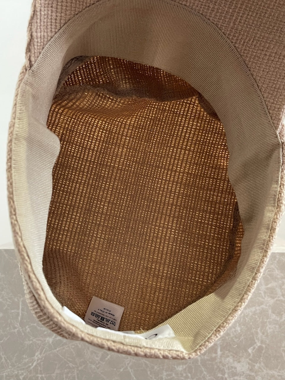 Casquette Dior beige T.57