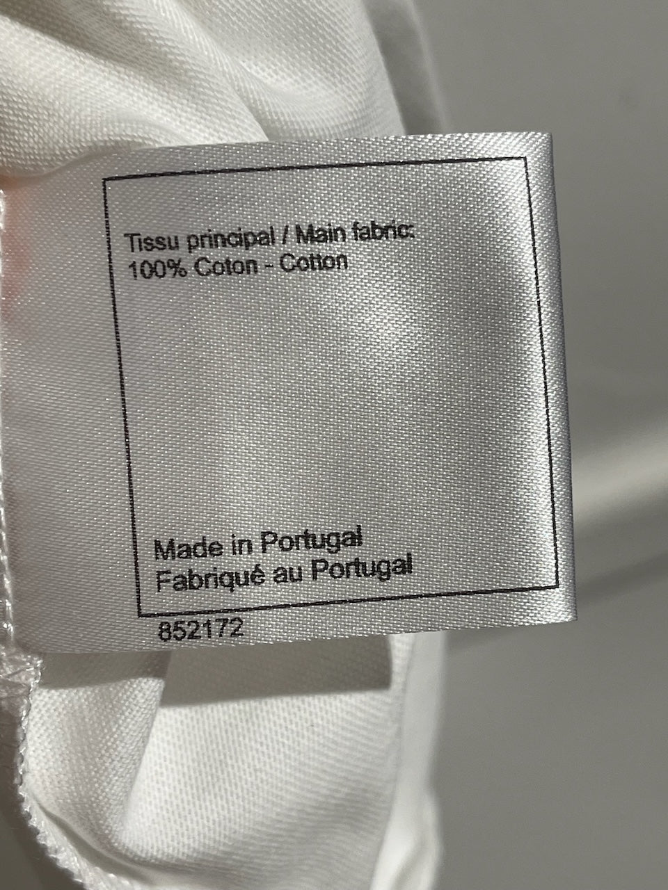 T-shirt Chanel blanc T.S