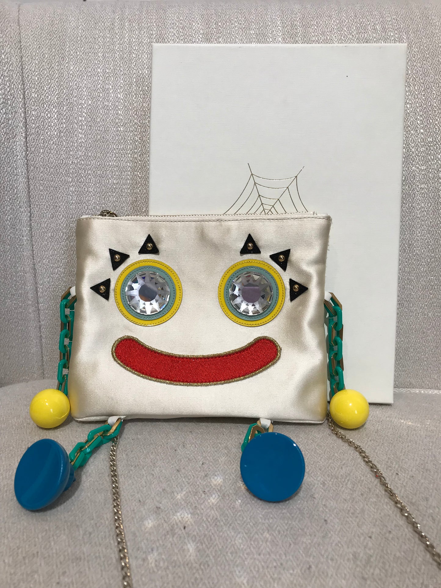 Sac Charlotte Olympia crème