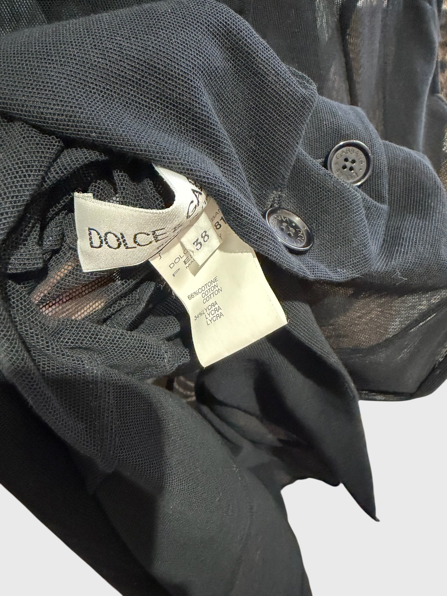 Manteau Dolce & Gabbana noir T. 34