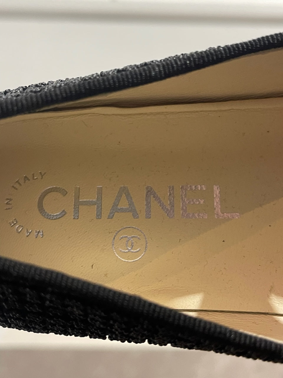 Ballerine Chanel noires T.39 NEUVES